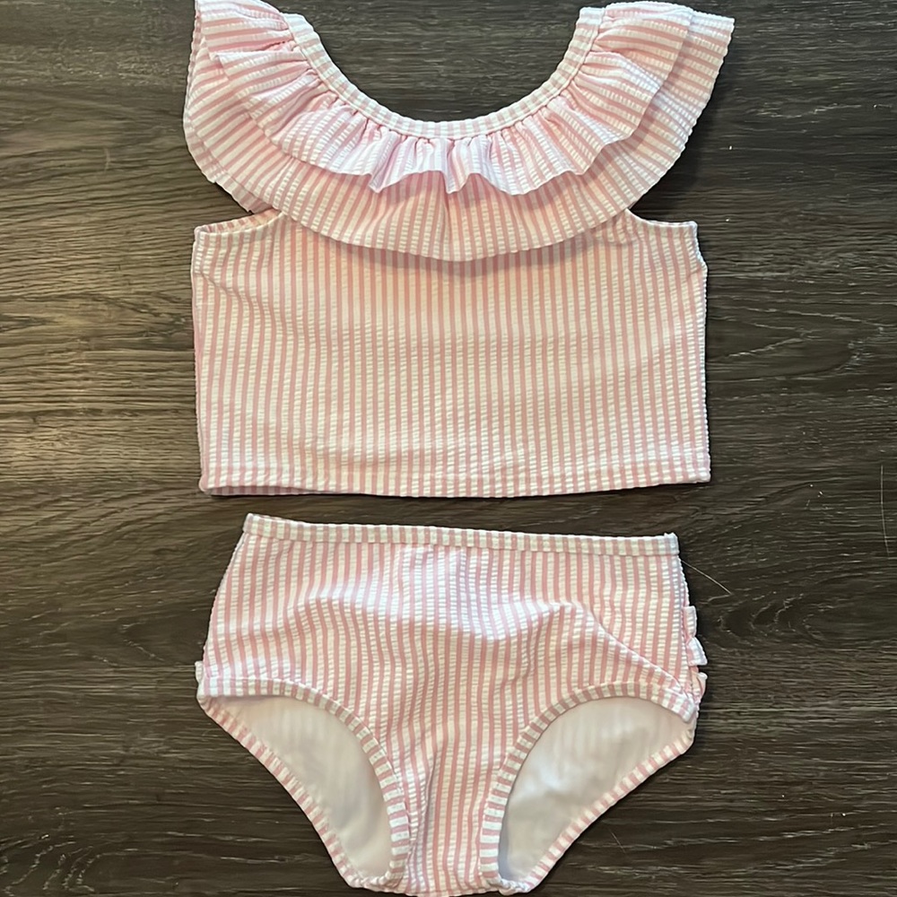 Ruffle Butts girls 2 piece bathing suit